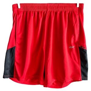 Reebok Athletic Shorts (Big) Boy’s Size Large Red/Black with Side Zipper Pocket